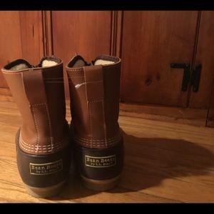 LL Bean Sheerling Lined Duck Boots - Zipper (new)